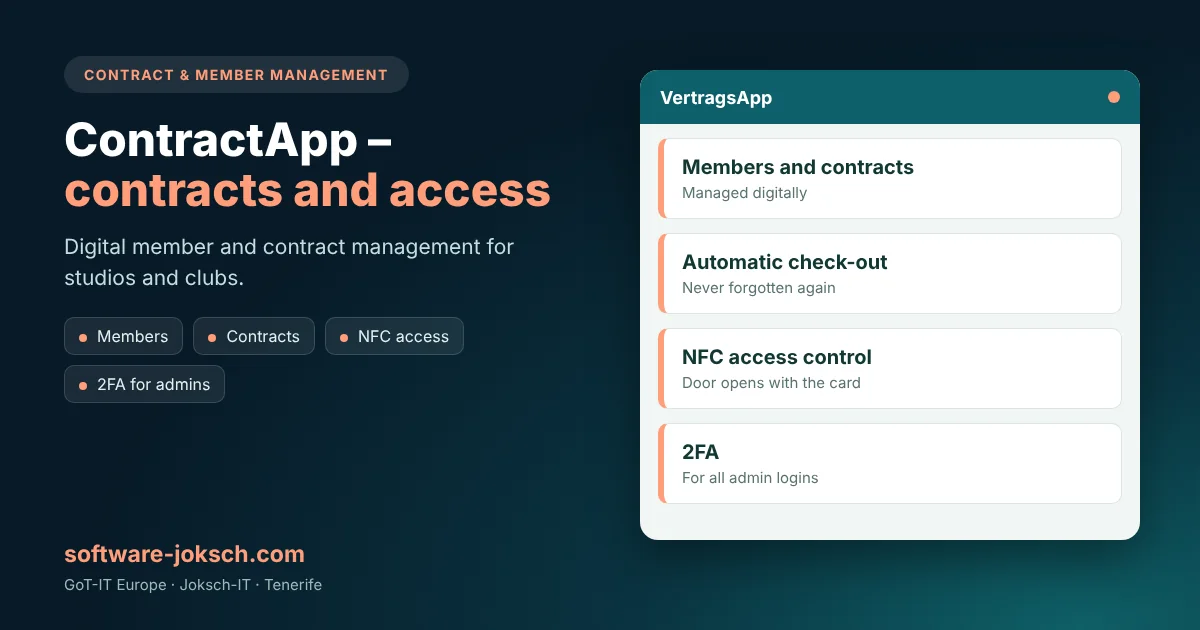 VertragsApp – VertragsApp – contracts and access